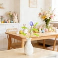 thumbnail image 4 of Spring Clearance! YZEGDCH Easter Eggs Floral Picks Artificial Easter Egg Stems Colorful Easter Egg Decorations Spring Easter Basket Bouquets Floral Arrangement Centerpiece Wreath, 4 of 6