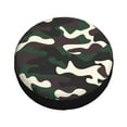 thumbnail image 2 of Waterproof Spare Wheel Cover, Green Camouflage Pattern Adjustable Wheel Cover For Jeep Trailer RV SUV Car, 14 inch, 2 of 8