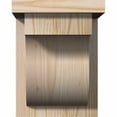 thumbnail image 2 of 7 1/2"W x 10"D x 10"H Del Monte Smooth Corbel w/Backplate, Douglas Fir, 2 of 9