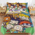 thumbnail image 6 of Rugrats Bedding Sets Comfort 3 Pieces Bedding Set 1 Duvet Cover + 2 Pillowcase Decorative Bedding 86"x70", 6 of 8