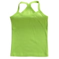 thumbnail image 6 of Efsteb Kids Girls Cute Solid Color Loose Casual Summer Round Neck Tank Tops Comfy Sleeveless T Shirts Tee Shirt(Green,6 Years ), 6 of 6