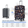 thumbnail image 2 of Luggage Cover Anti Scratch, Colorful Mushrooms-E Elastic Suitcase Protector Fits 18-32 Inch Luggage, 2 of 2