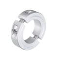thumbnail image 3 of Double Split Clamp-On Shaft Collar 1-1/8" Bore Two-Piece Clamping Collar, 1-7/8" OD, 1/2" Thick, Aluminum, 3 of 6