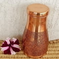 thumbnail image 7 of IMTRA FASHION Copper Bedside Carafes 1.2 Litre/40 Oz Embossed Water Jug Bedroom Bottle for Ayurveda Health Benefits for Sports & Yoga, 7 of 7