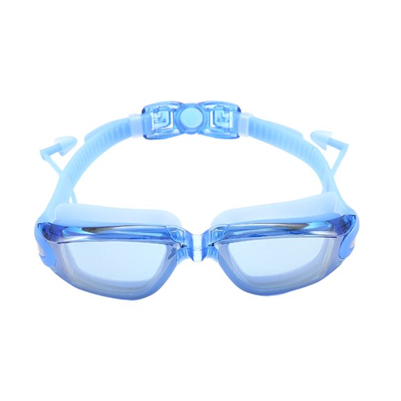 Gafas de Natación Zulema Silicona Antivaho Impermeables con Tapones Azul Gafas de natación