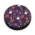 thumbnail image 2 of Kdxio Spare Tire Cover for RV Trailer, Waterproof Wheel Cover,Camper Spare Tire Cover Fit for Rv SUV Truck Travel Trailer 17 inch-Halloween Sweet Candy, 2 of 8