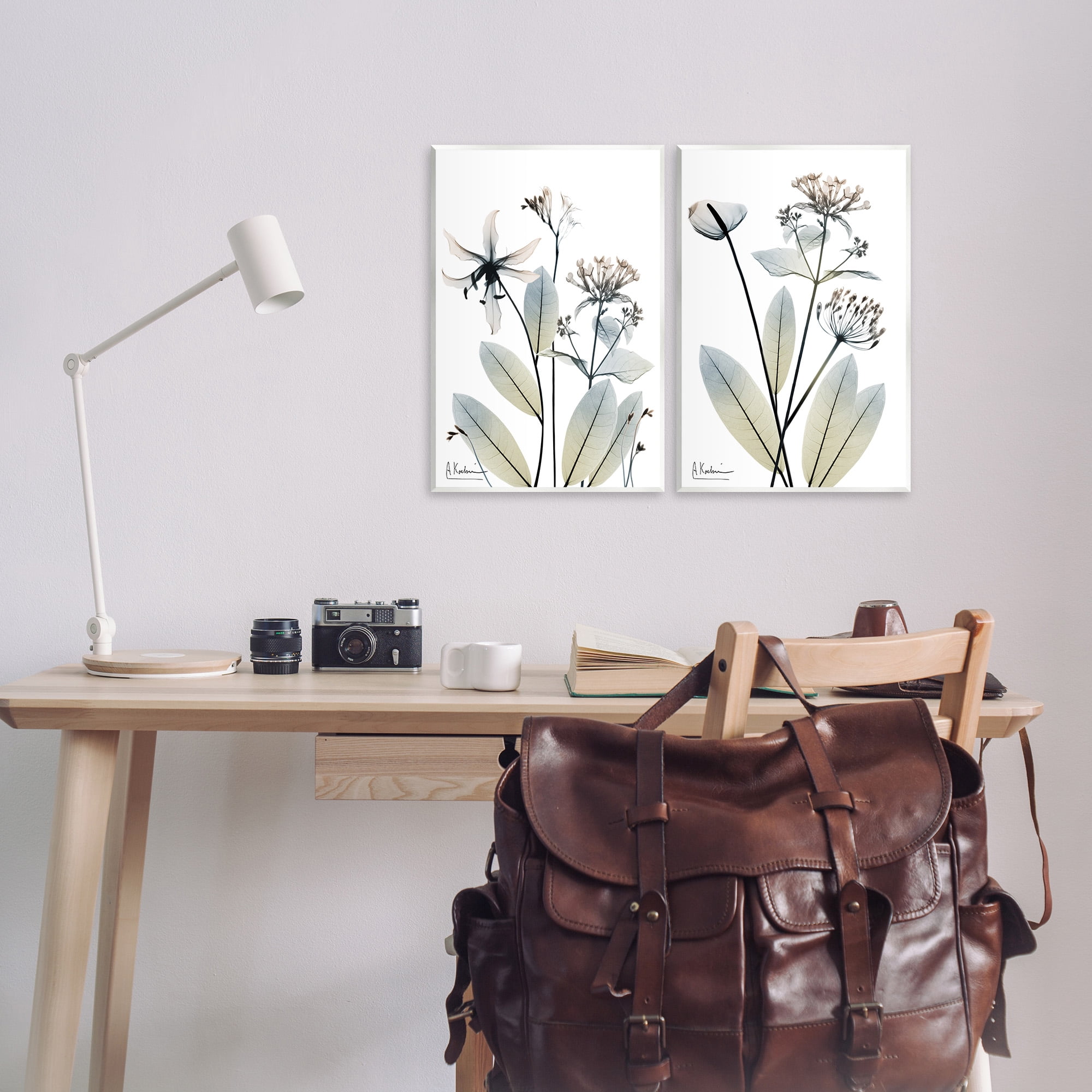 Stupell Industries Modern Budding Blooms Botanical & Floral Photography Unframed Art Print Wall Art, 13 x 19, Set of 2