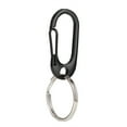 thumbnail image 1 of Mosquetón de liberación rápida de aleación para exteriores, llavero con hebilla, accesorio de escalada (negro), 1 of 5