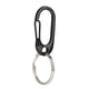 thumbnail image 1 of Mosquetón de liberación rápida de aleación para exteriores, llavero con hebilla, accesorio de escalada (negro), 1 of 9