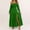 Green women's off shoulder maxi dress a1, variant on Women's Off Shoulder Long Sleeve Boho Flowy Maxi Dress Solid Casual Beach Vacation Loose Dresses, Yellow XS