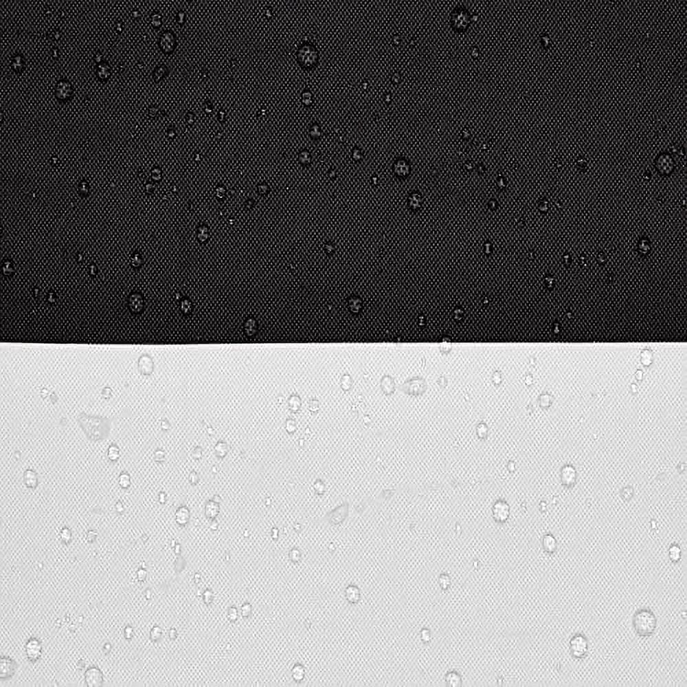 Exclusive Home Cabana Stripe Indoor/Outdoor Light Filtering Grommet Top Curtain Panel Pair, 54"x108", Black