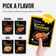 thumbnail image 4 of O’Food Original Tteokbokki, Gluten-Free Korean Rice Cakes, Authentic Spicy Korean Street Food Snack, Perfect with Cheese and Ramen Noodles, Ready to Eat, No MSG, No Corn Syrup (Pack of 1), 4 of 5