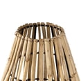 thumbnail image 6 of Northlight Rattan and Iron Pillar Candle Holder - 17" - Natural Rattan, 6 of 6
