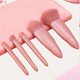 thumbnail image 4 of Easy-taken Travel Makeup Brush Set, 5pcs Mini Complete Function Cosmetic Brushes Kit with Mirror, 4 of 4