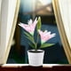 thumbnail image 2 of Jadeshay Lámpara de Flores Artificiales, lámpara de Lirio Artificial LED Solar, Plantas Falsas de Interior con luz LED para decoración del hogar, 2 of 12