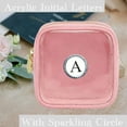 thumbnail image 7 of Clear Makeup Bag with Initial,Travel Toiletry Bag Cute Cosmetic Bags Organizer, Travel Essentials Gifts for Women, 7 of 7
