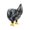 Black, variant on Nnndbs Funny Chicken Fridge , Resin Decorative Refrigerator for Kitchen Office, Novelty Gag Gift for Chicken Lovers Farmhouse Decor