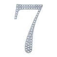 thumbnail image 6 of Efavormart 6" Number 7 Silver Self-Adhesive Rhinestone Number Stickers for DIY Crafts, Handicraft Art, Graduation Cap Decorations Birthday Party, Wedding Alpha-Numeric stickers, 6 of 7