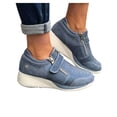 thumbnail image 4 of New European And American Rhinestone Suede Breathable Wedge Casual Shoes, 4 of 9