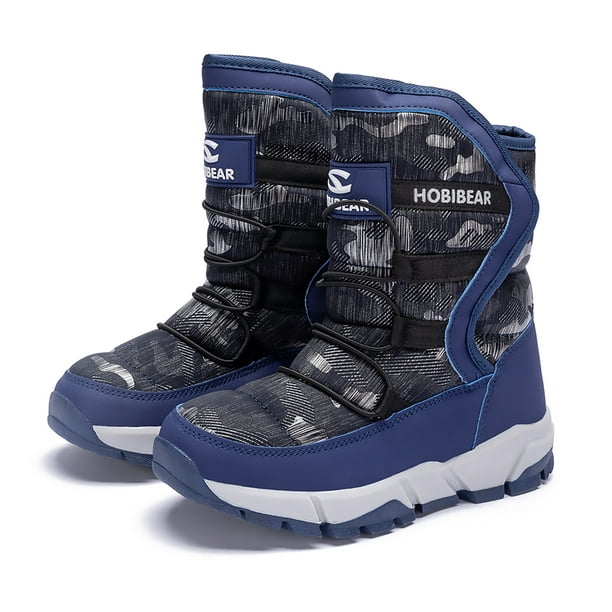 HOBIBEAR Boys Snow Boots Waterproof Outdoor Warm Slip girls Winter ...