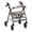 Warm Christmas Snowman, variant on HELLHERO Macaron Tie-Dye Walker Seat Cover Waterproof Seat & Back Cover & Stain Proof for Senior with Easy to Use Washable