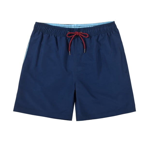 Bañador de secado rápido para hombre con forro de malla y pantalones cortos de playa - Poliéster (S-XXL)