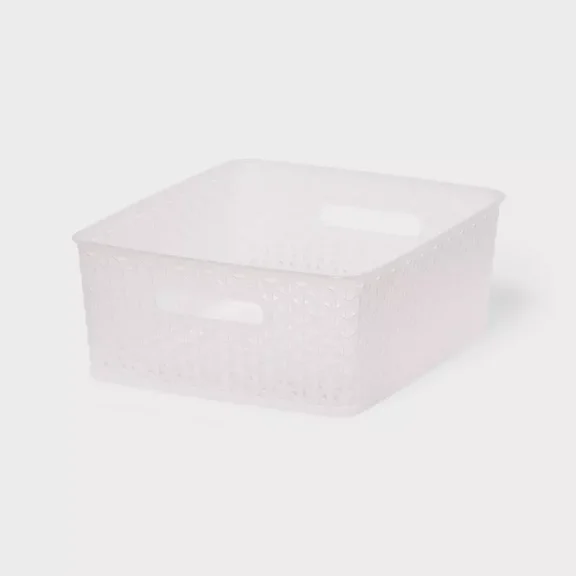 Y-Weave Medium Decorative Storage Basket