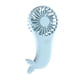 thumbnail image 1 of Mini ventilador portátil de mano, ventilador de collar recargable por USB para actividades al aire libre Azul, 1 of 3