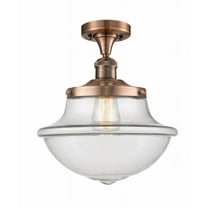 Innovations Lighting - Oxford - 1 Light Semi-Flush Mount In Traditional