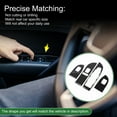 thumbnail image 3 of Window Lift Switch Panel Trim Cover for Chevrolet Tahoe 2007-2014 Front Rear Car Door Window Control Button Interior Accessories Carbon Fiber Black, 3 of 6