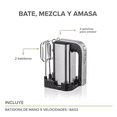 thumbnail image 3 of "Avera Batidora Manual Electrica 5 Velocidades 300 W Ba02 Color Gris plata ", 3 of 5