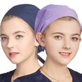 thumbnail image 2 of Unisex Scrub Cap Adjustable Doctor Nurse Surgery Working Wear Dustproof Hat, 2 of 4