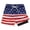 American Flag, variant on Zando 2 Pack Boys Swim Trunks with Compression Liner Beach Shorts UPF 50  Quick Dry Stretch Swimwear 4-12