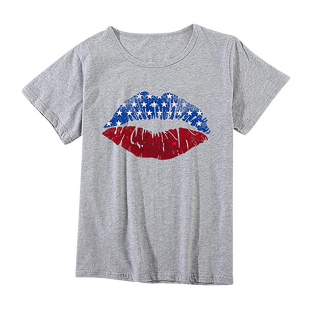 Camiseta de manga corta para mamá y yo del Día de la Independencia, camiseta familiar para madre e hija Fridja nalpqowj25503