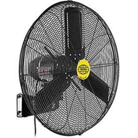 outdoor oscillating wall mounted fan, 24" diameter, 3/10hp, 7700cfm