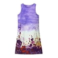 thumbnail image 4 of Leutsin Robe Maxi d'Été pour Femmes à Imprimé, Plage, Vacances, Grande Taille, Col Rond, Grande Ampleur, Poche, Maxi, Grande Taille, Robes Maxi, 4 of 5