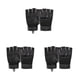 thumbnail image 4 of Wosthever 1 par de guantes de medio dedo izquierdo y derecho, escalada en roca, levantamiento de pesas, guante ajustable sin dedos, equipo Type1 NO1, 4 of 6