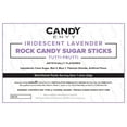 thumbnail image 6 of Candy Envy Iridescent Lavender Rock Candy Tutti Frutti Flavor 36 Ct Indv Wrap, 6 of 6