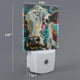 thumbnail image 2 of Fotbe Colorful Graffiti Cow Luz Nocturna LED, Luz de Noche con Sensor de Luz Natural de Anochecer a Amanecer, Se Enchufa a la Pared, Blanco Cálido 0.5W-UK, 2 of 7