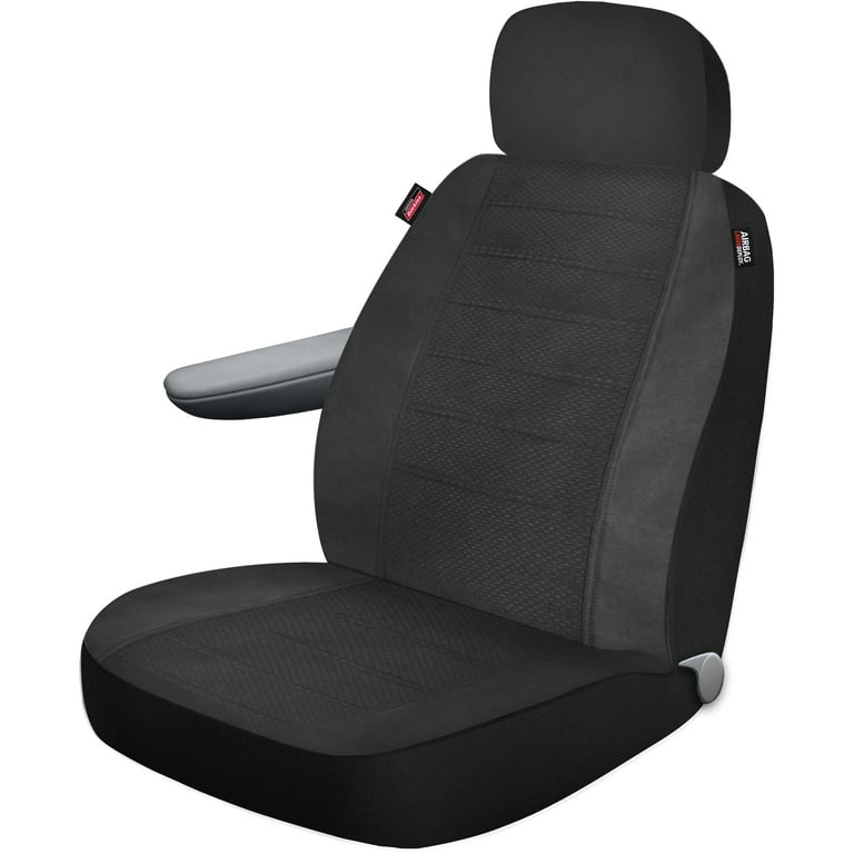 Genuine Dickies 3 Piece Arlington Cloth Truck Seat Covers Black 806442