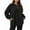 Black, variant on Hauaitttt Womens Oversized Sweatshirts Crewneck Long Sleeve Tops Pullover Fall and Winter Fashion Clothes with Pocket Large Light Athlete Wear Women Athletic Wear Jackets Cans Old School Leggings