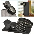 thumbnail image 3 of Lente de la cámara del teléfono,Lente de teléfono con kit de filtro de primer plano de 37 mm,Lente de cámara de teléfono con clip universal,Kit de accesorios para filtros de lentes Juego, 3 of 9