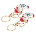thumbnail image 5 of Decorative Hanging Ornaments2Pcs Santa Keychain Pendant Cute Keychain Pendant Santa Keychain Pendant Convenient Use, 5 of 5