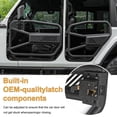thumbnail image 4 of Tube Doors Tubular Half Doors with Side View Mirror Compatible with 2018-2024 Jeep Wrangler JL 2 Doors, 4 of 12