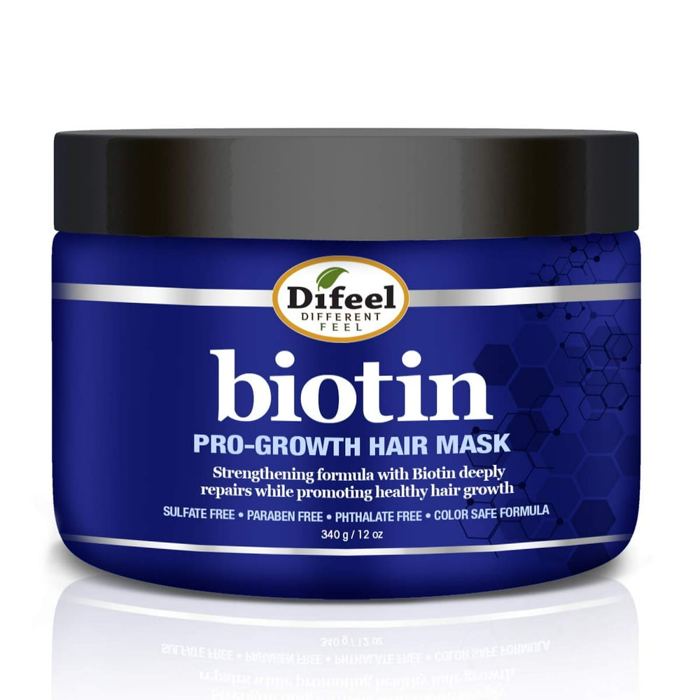 Difeel ProGrowth Biotin Hair Mask 12 oz. Hair Mask for Hair Loss