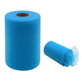 thumbnail image 4 of Tulle Fabric Rolls 6 Inch by 25 Yards Tulle Roll Spool Fabric for DIY Tutu Skirt Baby Shower Birthday Party Wedding Decorations Christmas Craft Supplies (Blue), 4 of 8
