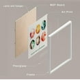 thumbnail image 4 of PixonSign Framed Wall Art, Watercolor Soccer Football Guitar Drums Prints, Set of 4 Boy's Bedroom Illustration Wall Decor, Multicolor Modern Posters Contemporary Wall Décor - 11"x14" White, 4 of 5