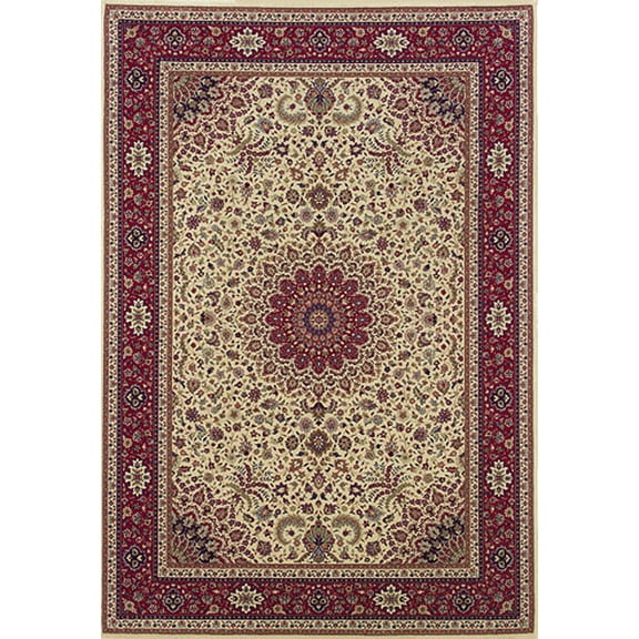 Moretti Wesley Area Rug 095J3 Ivory Medallion Flowers 8' x 8' Square