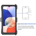 thumbnail image 5 of Takfox Samsung Galaxy A54 5G Belt Clip Holster Case with [Built in Screen Protecotr],Rugged Shockproof Heavy Duty Locking Swivel Holster Kickstand Hard Full Body Cover- Black, 5 of 7