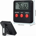 thumbnail image 2 of Reptiles Digital Thermometer Hygrometer LCD Temperature and Humidity Gauge for Terrarium Pet Incubator Tank.., 2 of 4
